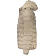 Beige Polyamide Women Jacket