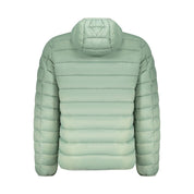 Green Polyamide Men Jacket