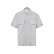 Blue Cotton Shortsleeve