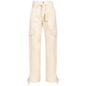White Cotton Jeans & Pant