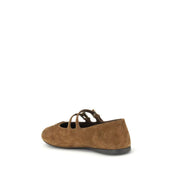 Suede Ballerinas