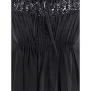 Silk georgette and lace Top