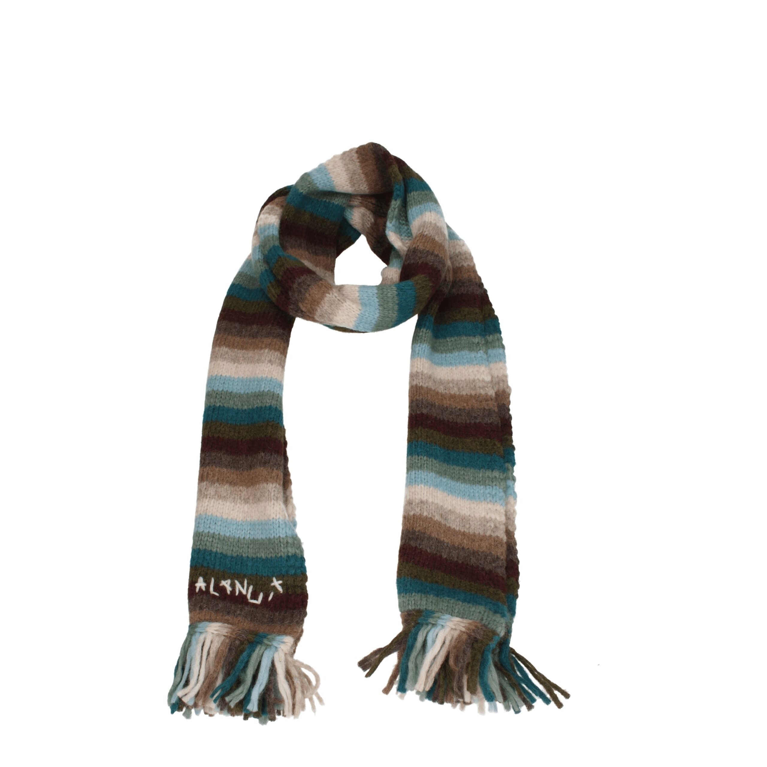 Beige Leather Scarves