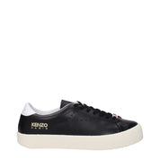Black Leather Low Tops
