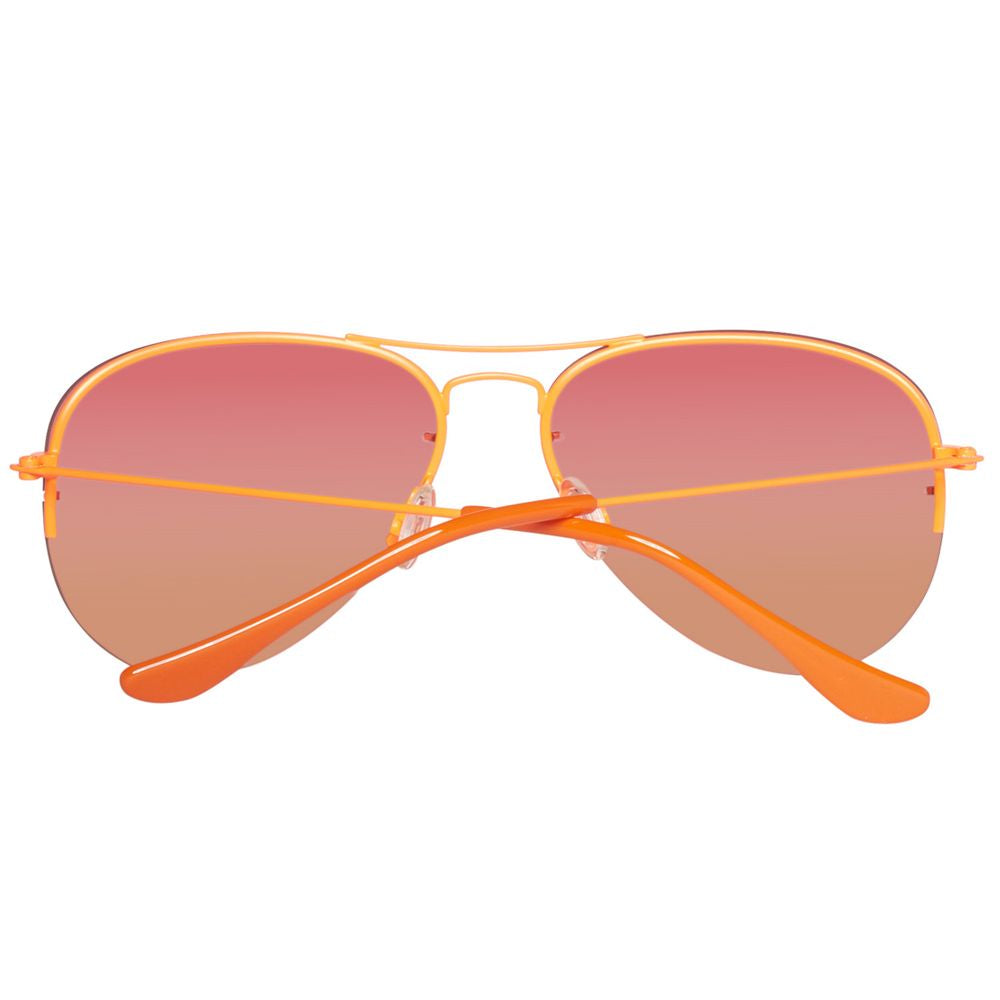 Orange Metal Sunglasses