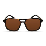 Brown Injected Sunglasses