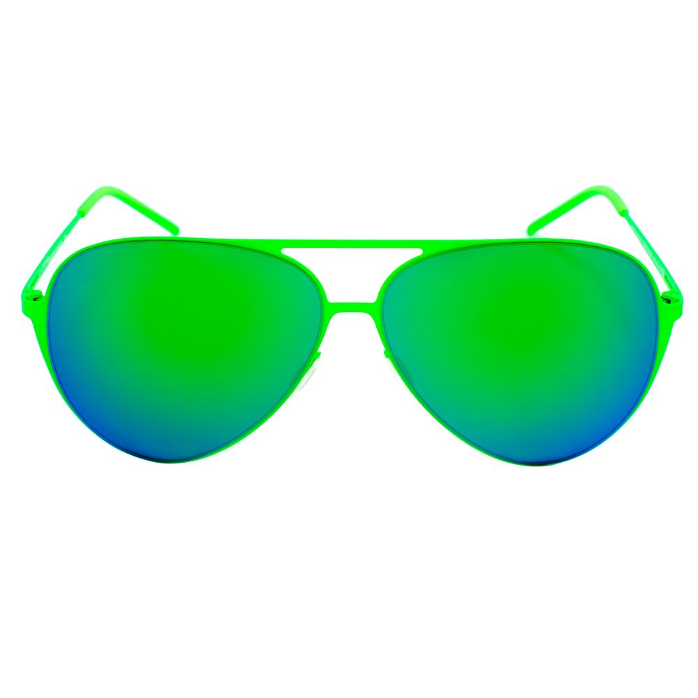 Green Metal Sunglasses