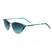 Green Metal Sunglasses