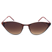 Brown Metal Sunglasses