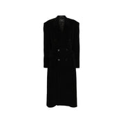 Cashmere And Wool Cinched Coat