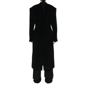 Cashmere And Wool Cinched Coat