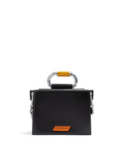 Black Leather Crossbody Bag