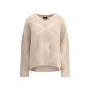 V-neck cashmere and alpaca blend Sweater