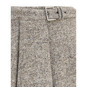 Virgin wool midi Skirt