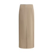 Satin midi Skirt