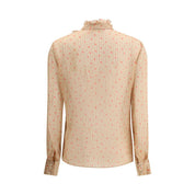 Rouches silk Blouse