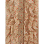 Rouches silk Blouse