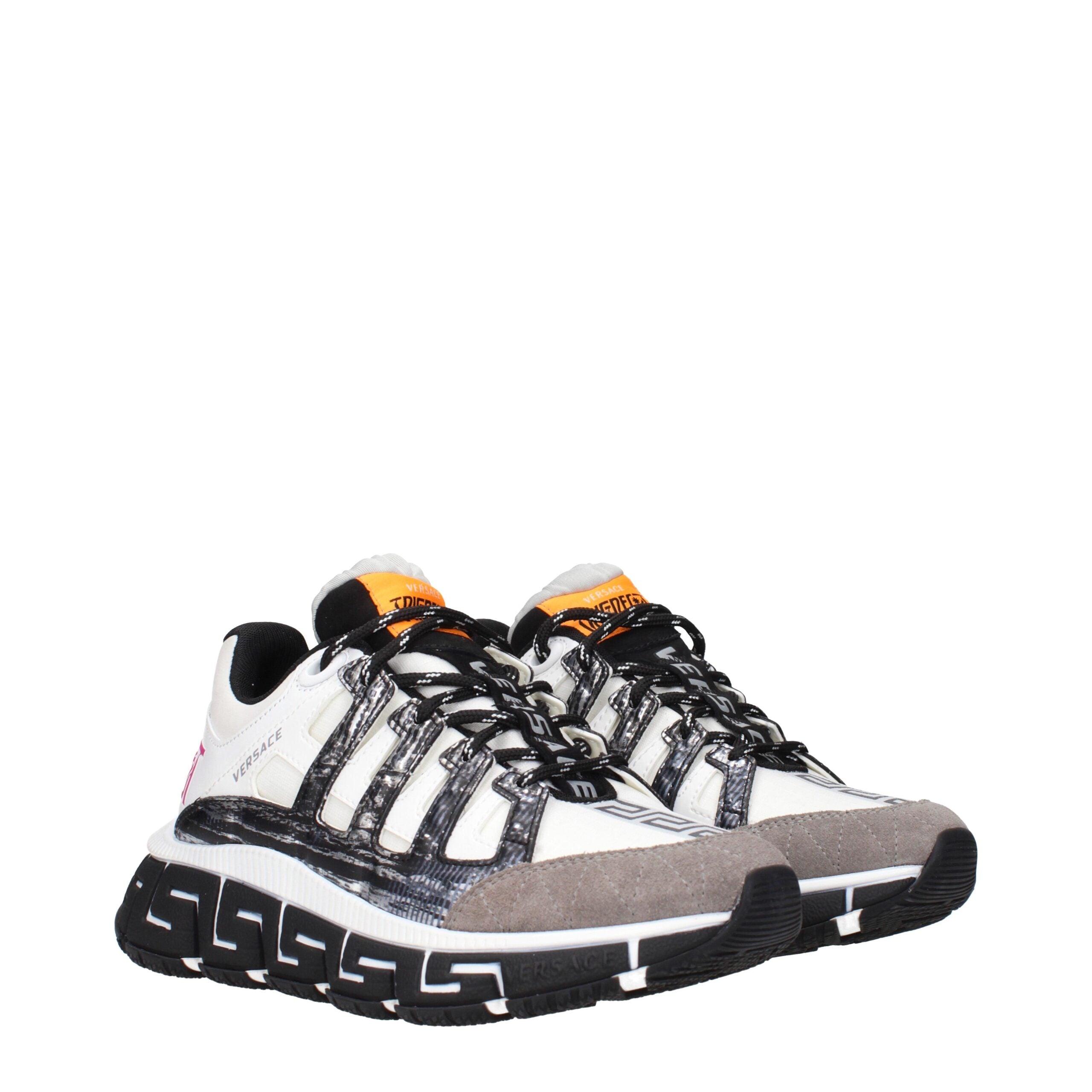 Beige Fabric Athletic Sneakers
