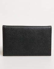 Black Saffiano Leather Envelope Holder Men's Accessory Wallet