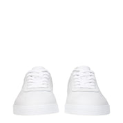 White Leather Low Tops