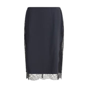 Satin Skirt with lace details