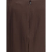 Satin midi Skirt