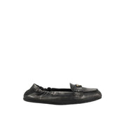 Vintage-effect Leather Loafers