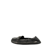 Vintage-effect Leather Loafers