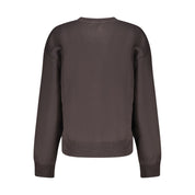 Black Cotton Women Sweater