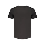 Black Cotton Men T-Shirt
