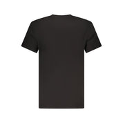 Black Cotton Men T-Shirt