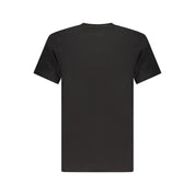 Black Cotton Men T-Shirt
