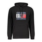 Black Cotton Men Sweater