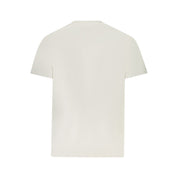 White Cotton Men T-Shirt