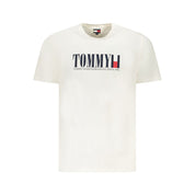 White Cotton Men T-Shirt