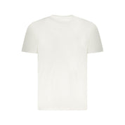 White Cotton Men T-Shirt
