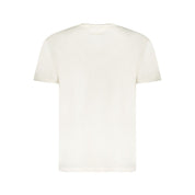 White Cotton Men T-Shirt