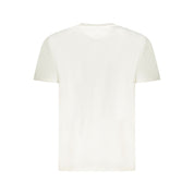 White Cotton Men T-Shirt