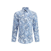 Light Blue Cotton Pattern Shirt