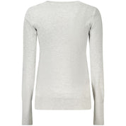 Gray Viscose Women Sweater
