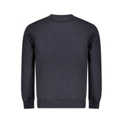 Blue Cotton Men Sweater