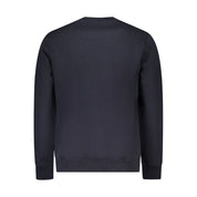 Blue Cotton Men Sweater