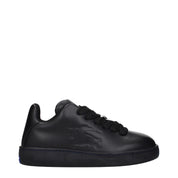 Black Leather Low Tops