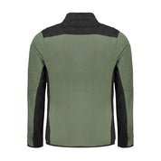 Green Polyester Men Sweater