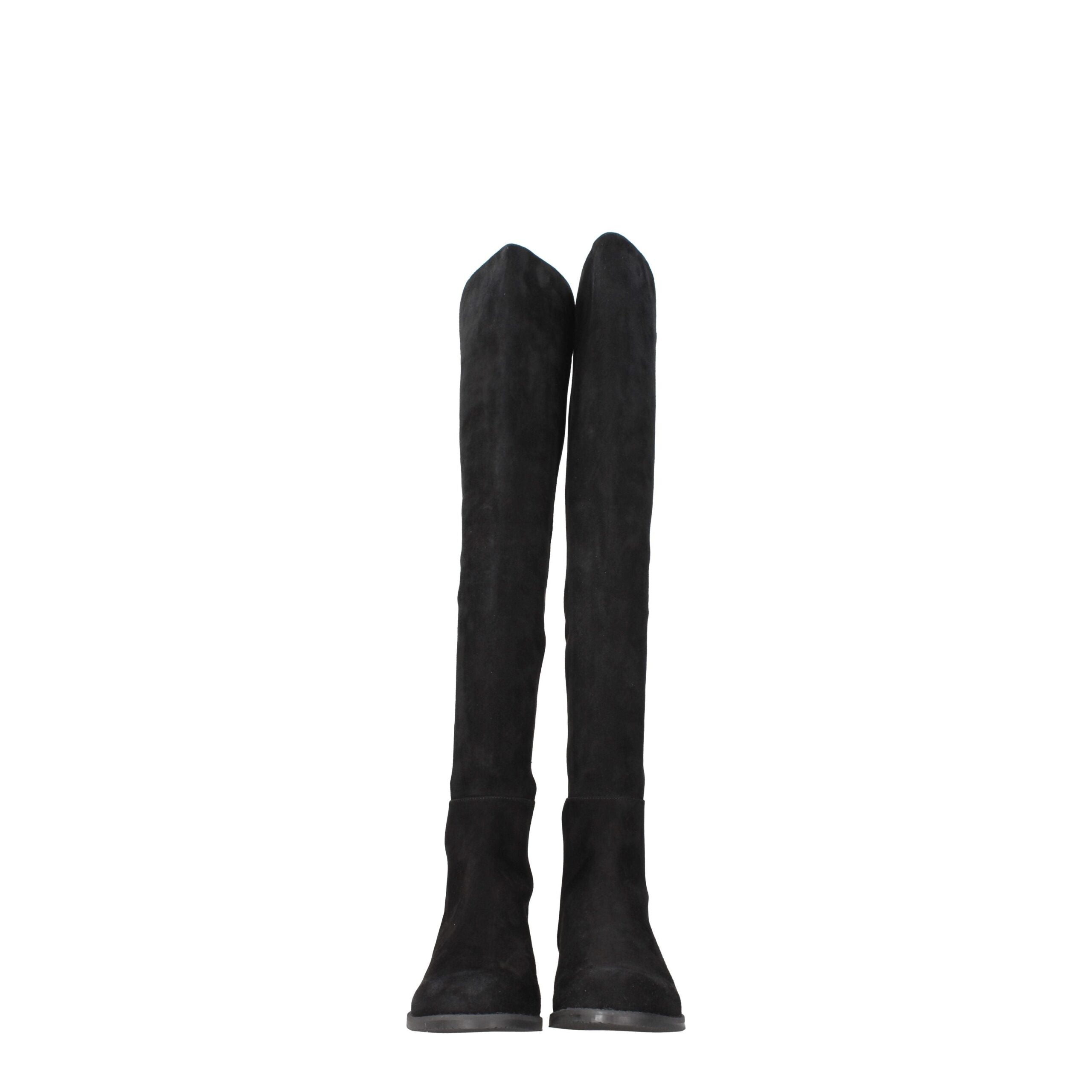 Black Leather Over The Knee