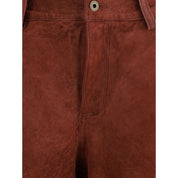 Suede Pants