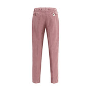 Multicolor Cotton Casual Pants