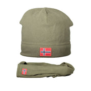 Green Polyester Men Cap