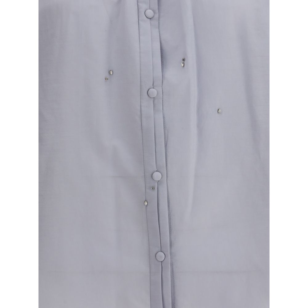 Voile Shirt with embroidery