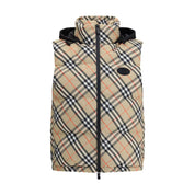 Check vest Down Jacket